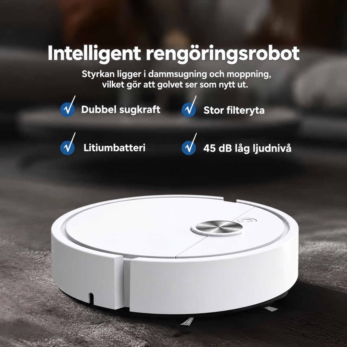SweepBot Mini – 5-in-1 Robotdammsugare & Mopp